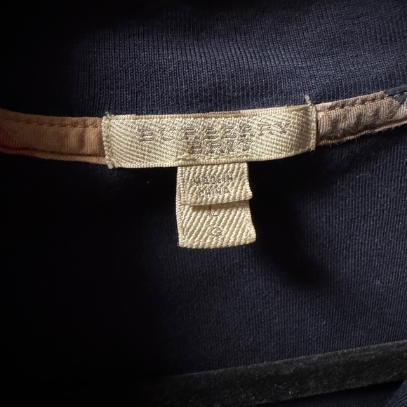 Burberry Quarter (1/4) Zip in Navy - Picture 3 of 5